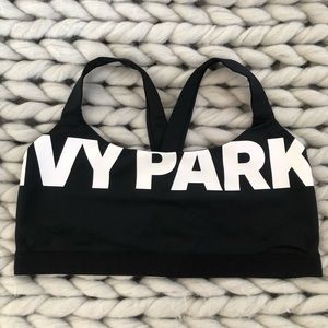 Ivy Park Black Sports Bra Size XL